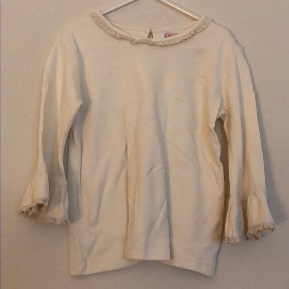 Orient Expressed Beige 3/4 Sleeve Shirt
